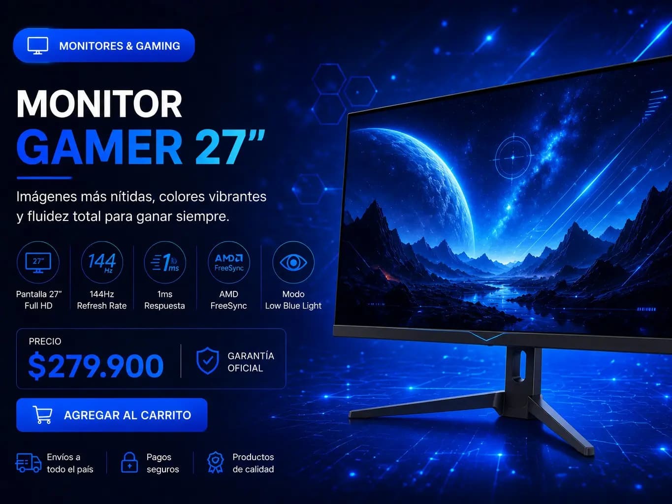 Monitor Gamer 27"